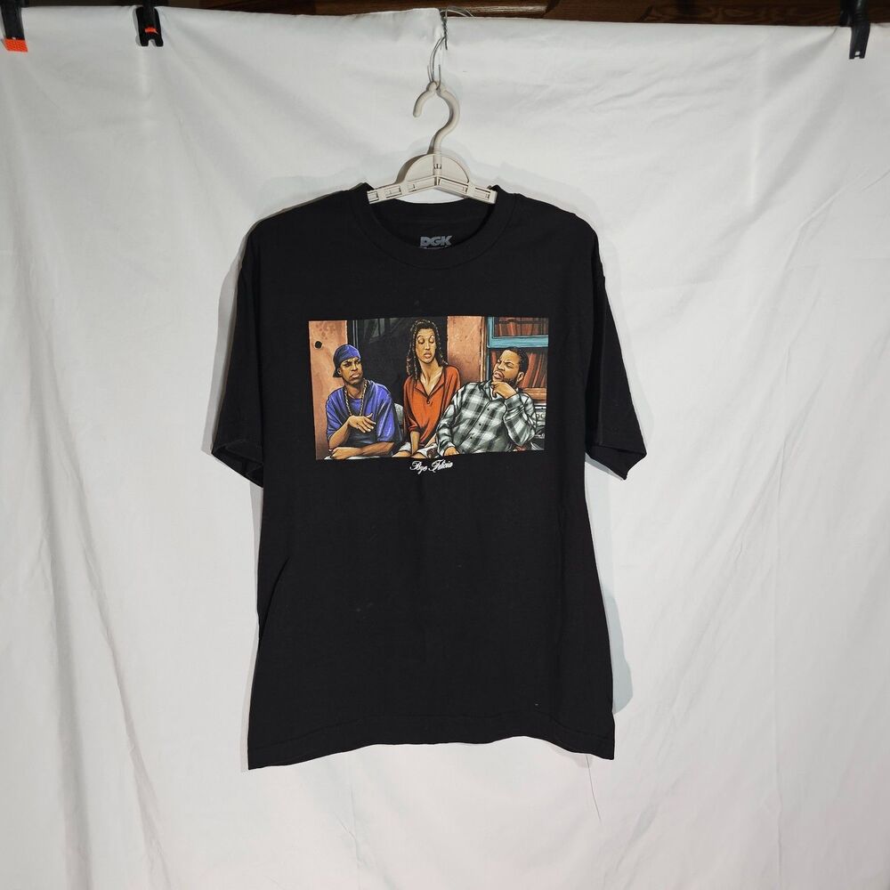 DGK Friday Movie Bye Felicia Graphic T-Shirt Ice Cube Smokey Black Size L
